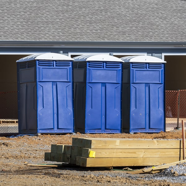 how do you ensure the portable toilets are secure and safe from vandalism during an event in Middletown